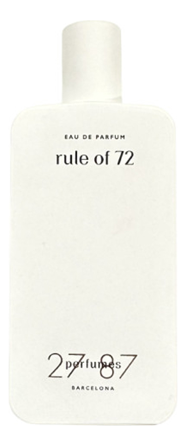 27 87 Perfumes Rule Of 72 парфюмерная вода 87ml