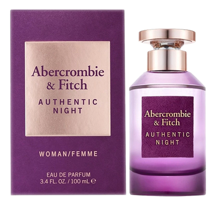 Abercrombie &amp; Fitch Authentic Night Woman парфюмерная вода 100ml