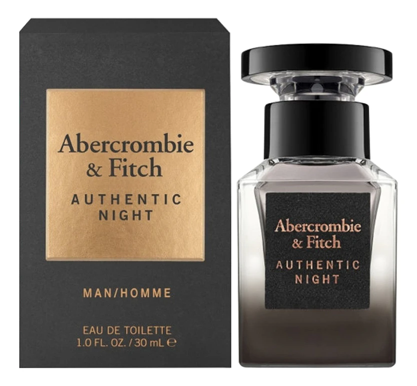 Abercrombie &amp; Fitch Authentic Night Man туалетная вода 30ml