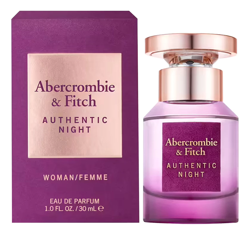 Abercrombie &amp; Fitch Authentic Night Woman парфюмерная вода 30ml