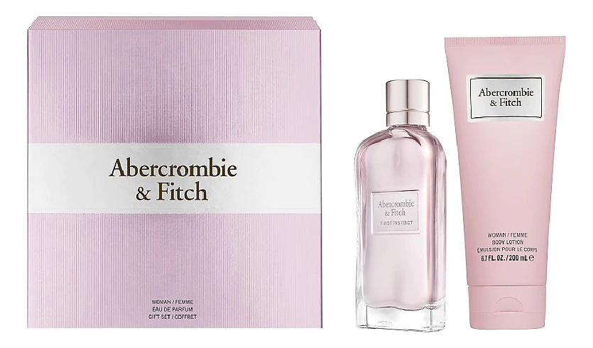 Abercrombie &amp; Fitch First Instinct Woman набор п/вода 100ml + лосьон д/тела 200ml