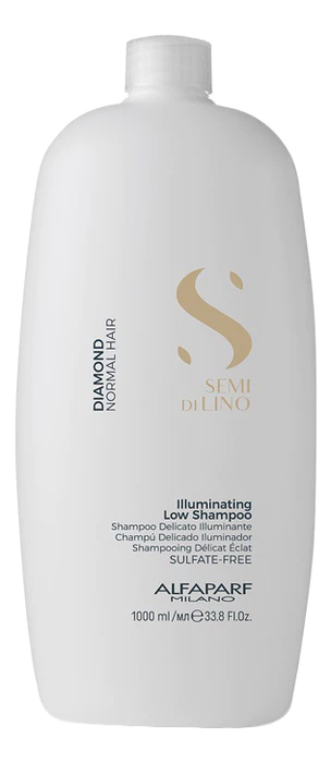 Alfaparf Milano Шампунь для нормальных волос придающий блеск Semi Di Lino Diamond Illuminating Low Shampoo Шампунь 1000ml