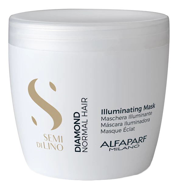 Alfaparf Milano Маска для нормальных волос, придающая блеск Semi Di Lino Diamond Illuminating Mask Маска 500ml