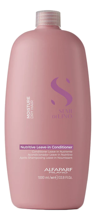 Alfaparf Milano Кондиционер несмываемый для сухих волос Semi Di Lino Moisture Nutritive Leave-In Conditioner Кондиционер 1000ml