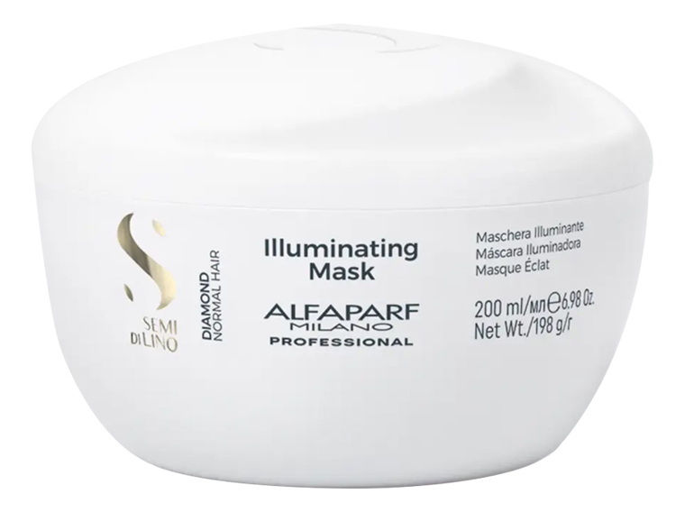 Alfaparf Milano Маска для нормальных волос, придающая блеск Semi Di Lino Diamond Illuminating Mask Маска 200ml