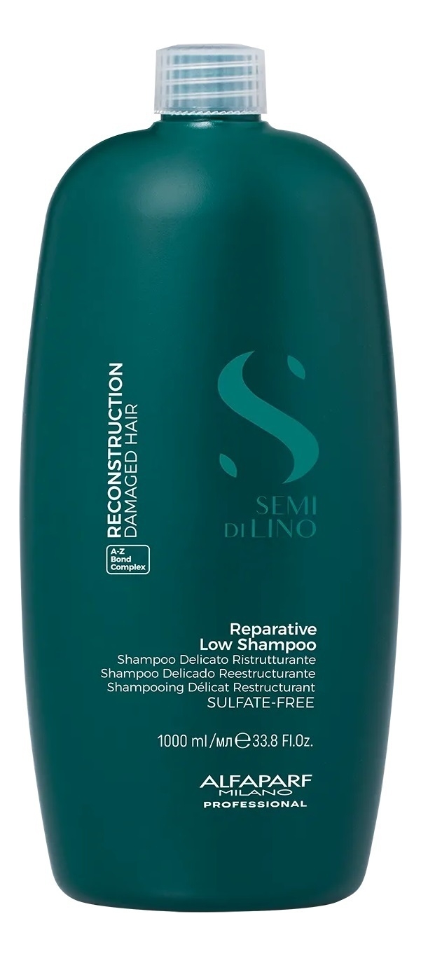 Alfaparf Milano Шампунь для поврежденных волос Semi Di Lino Reconstruction Reparative Low Shampoo Шампунь 1000ml