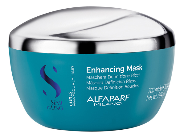 Alfaparf Milano Маска для кудрявых и вьющихся волос Semi Di Lino Curls Enhancing Mask Маска 200ml