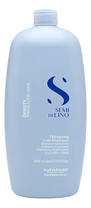 Alfaparf Milano Шампунь для густоты волос Semi Di Lino Density Thickening Low Shampoo Шампунь 1000ml
