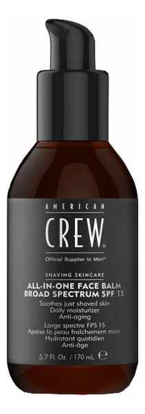 American Crew Бальзам для лица после бритья All-In-One Face Balm Broad Spectrum SPF15 170ml