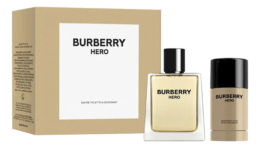Burberry Hero набор т/вода 100ml + т/дезодорант 75ml