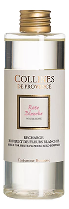 Collines de Provence Наполнитель для диффузора Fleurs Blanches 200ml White Rose
