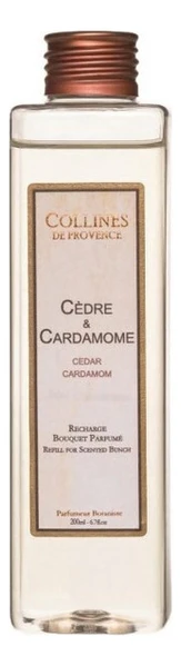 Collines de Provence Наполнитель для диффузора Accords Parfumes 200ml Cedar-Cardamom