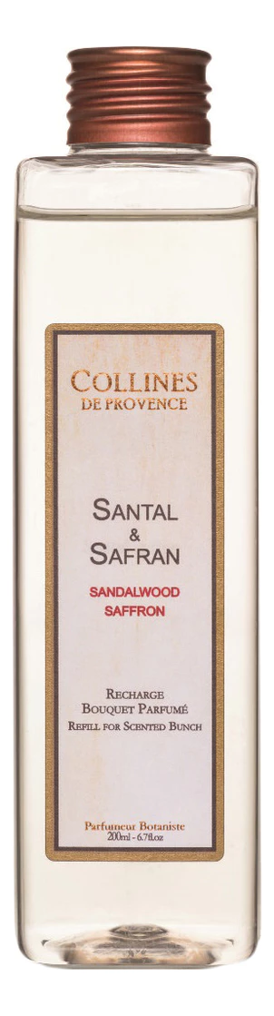 Collines de Provence Наполнитель для диффузора Accords Parfumes 200ml Sandalwood-Saffron