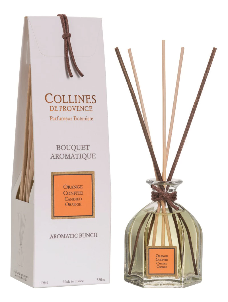 Collines de Provence Диффузор Les Naturelles 100ml Candied Orange