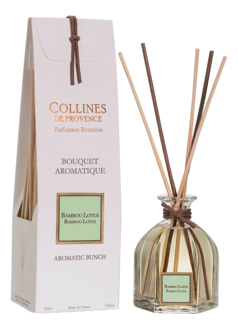 Collines de Provence Диффузор Les Naturelles 100ml Bamboo Lotus