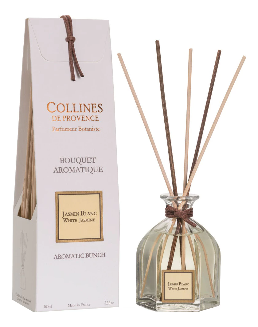 Collines de Provence Диффузор Les Naturelles 100ml White Jasmine