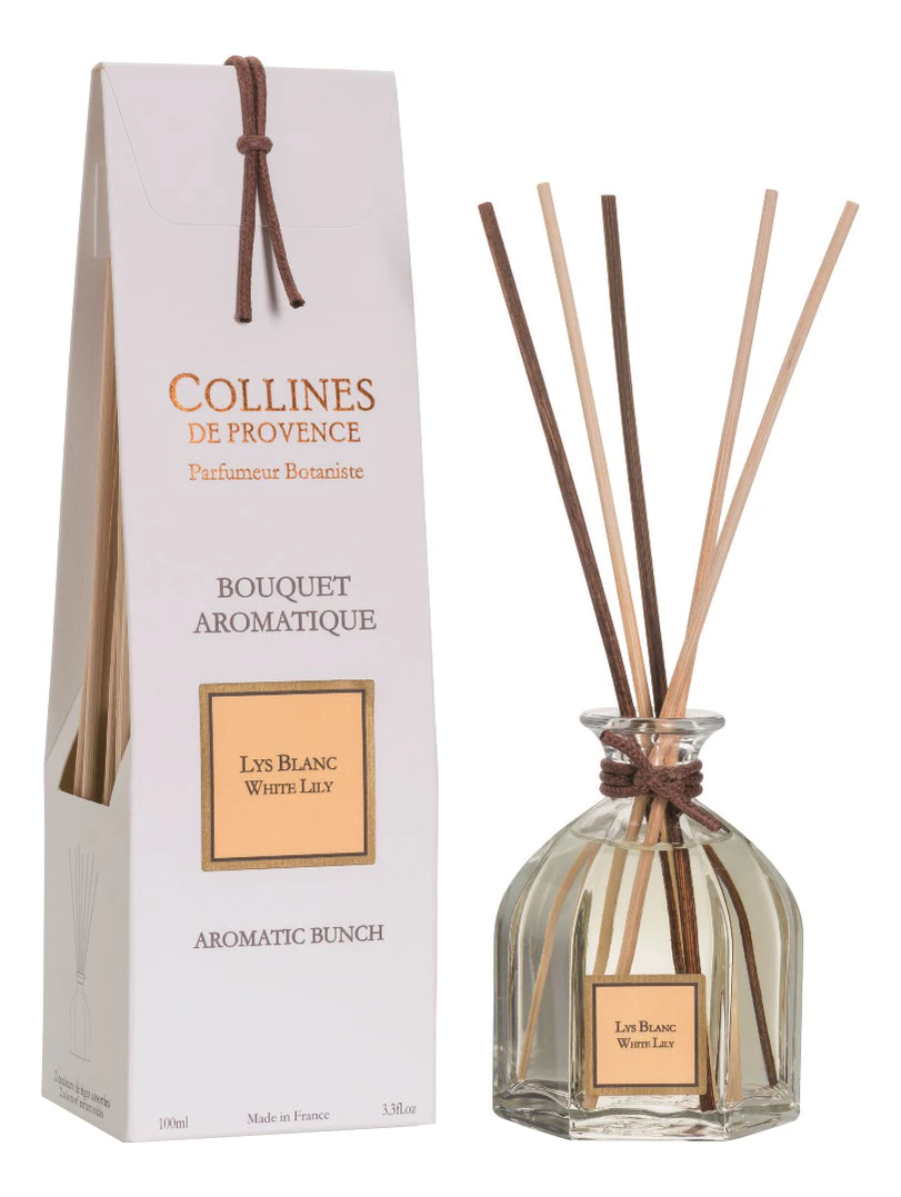 Collines de Provence Диффузор Les Naturelles 100ml White Lily