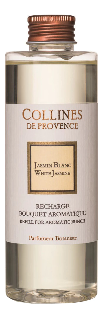 Collines de Provence Наполнитель для диффузора Les Naturelles 200ml White Jasmine
