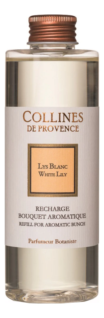 Collines de Provence Наполнитель для диффузора Les Naturelles 200ml White Lily