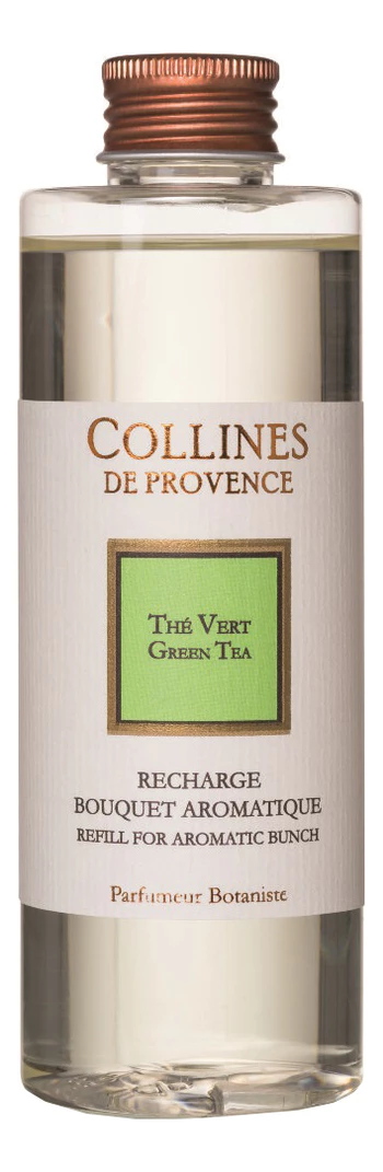 Collines de Provence Наполнитель для диффузора Les Naturelles 200ml Green Tea
