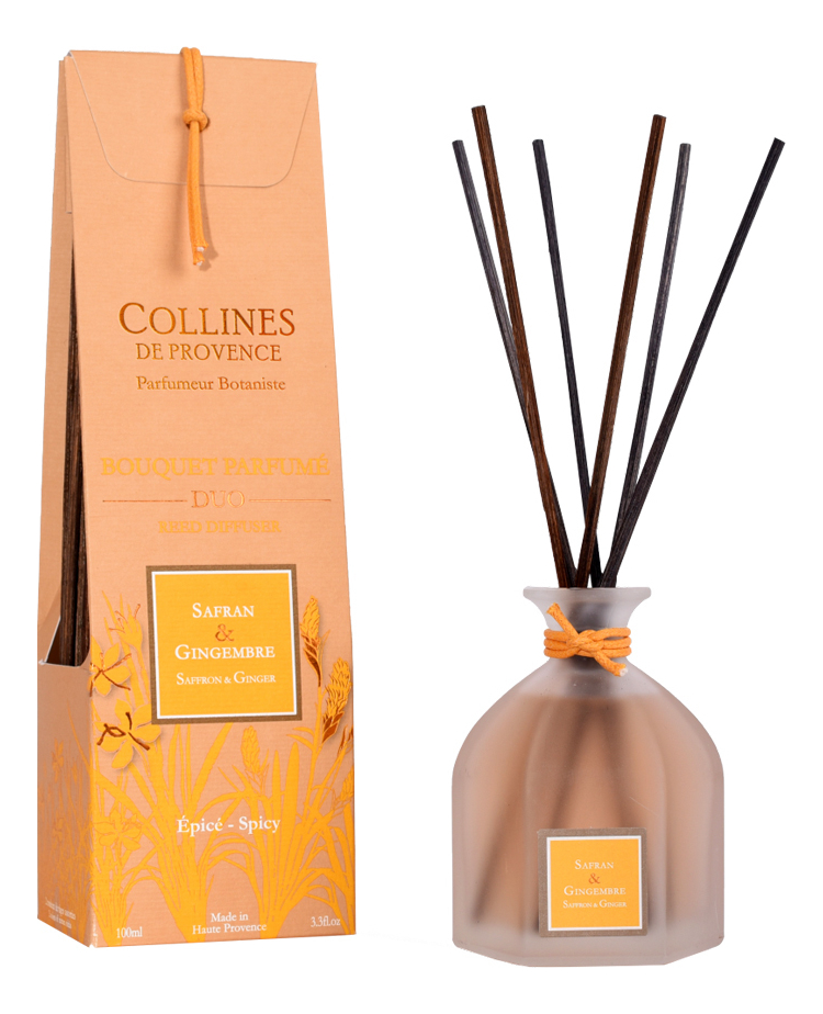 Collines de Provence Аромадиффузор Saffron &amp; Ginger шафран и имбирь Аромадиффузор 100ml