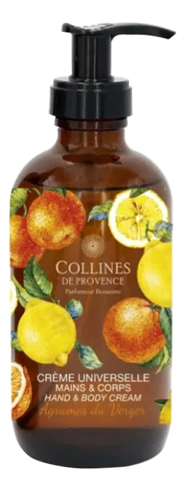 Collines de Provence Крем для рук и тела Argumes Du Verger цитрусовый сад 225ml