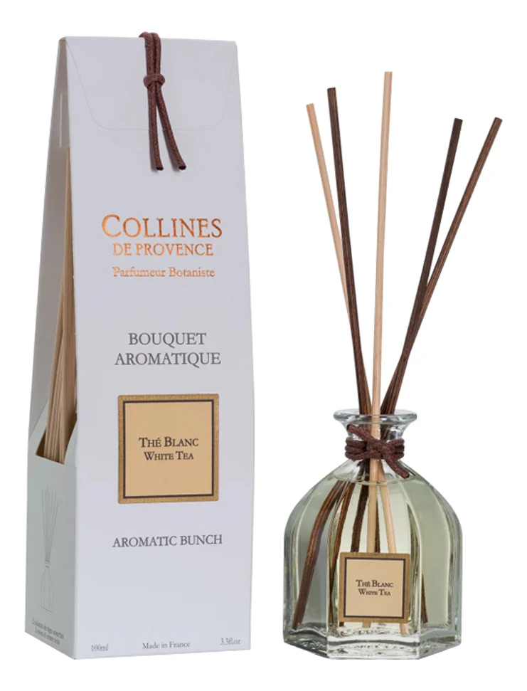 Collines de Provence Аромадиффузор White Tea белый чай Аромадиффузор 100ml