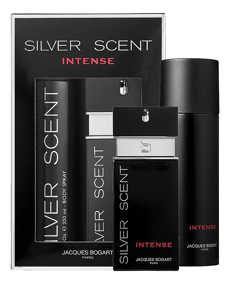 Jacques Bogart Silver Scent Intense набор т/вода 100ml + дезодорант 200ml