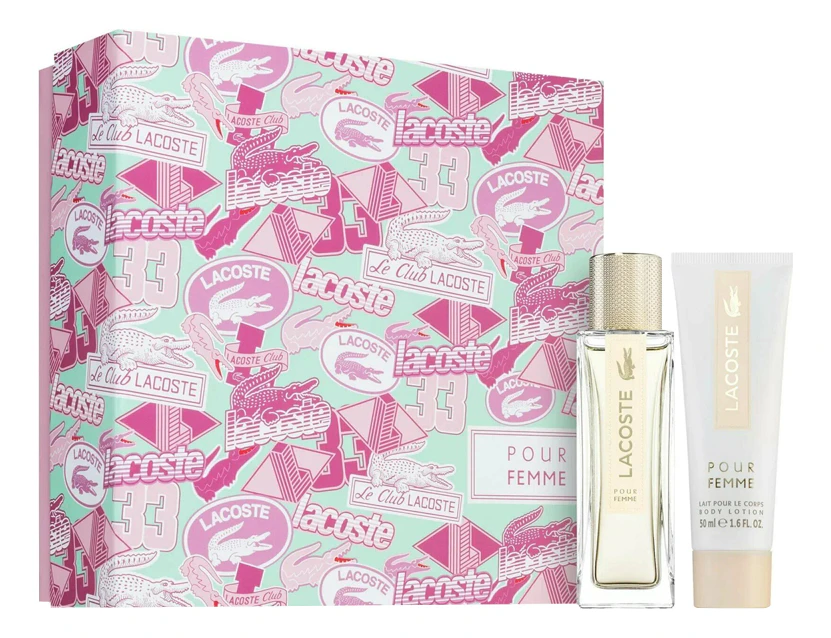 Lacoste Pour Femme набор п/вода 50ml + лосьон д/тела 50ml
