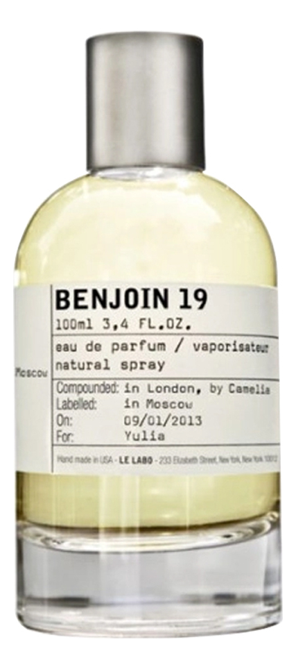 Benjoin 19 Moscow Le Labo