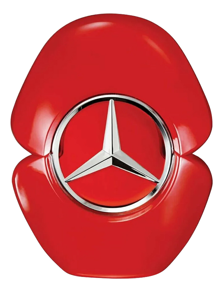 Woman In Red Mercedes-Benz
