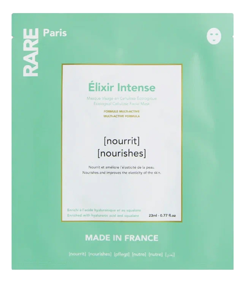 RARE Paris Питательная тканевая маска для лица Elixir Intense Nourishing Face Mask 23ml Маска 1шт