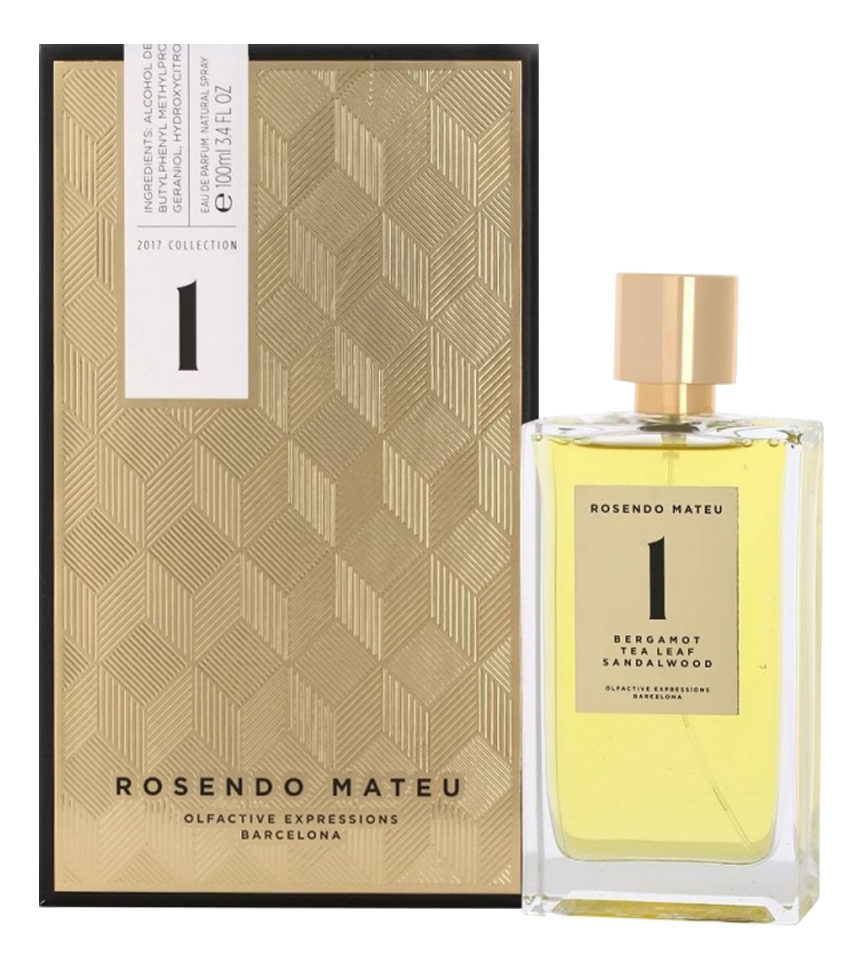 N1 Bergamot, Tea Leaves, Sandal Wood Rosendo Mateu